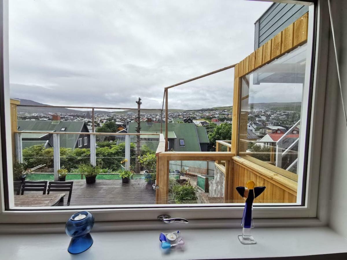 A Green Pearl In The Heart Of Torshavn Exterior photo